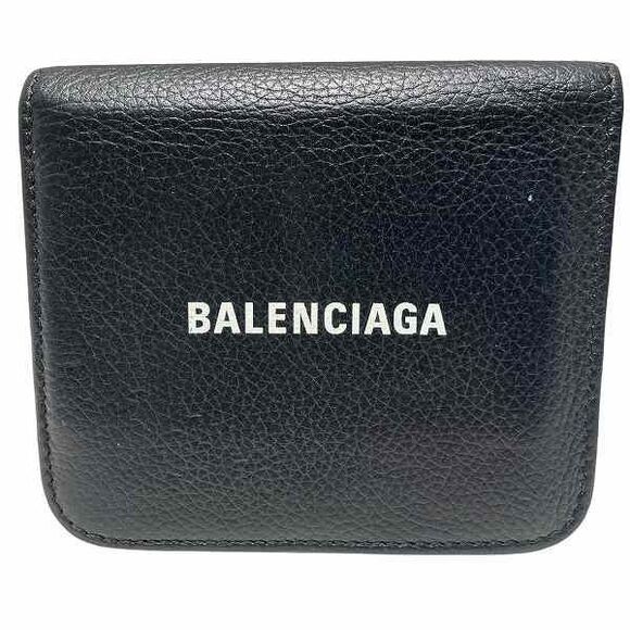 Balenciaga Leather Compact Wallet - Picture 1 of 9